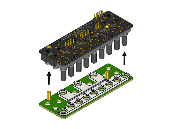 Gently lift the Control Board away from the Assembly Template and the Assembly Spacer. They should both slide off easily without applying much force.