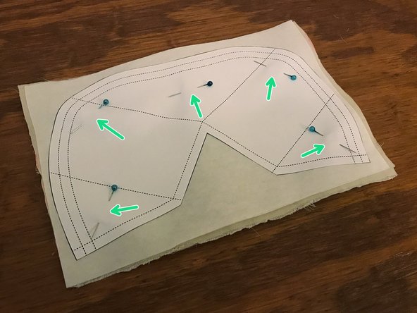 One sheet of cotton fabric, with the front side facing up.