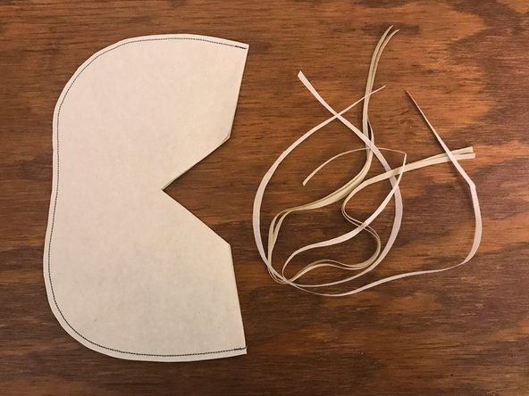 Trim down the edge that you just sewed, leaving a border of about 1/8" (3 mm) between your stitching and the cut edge.