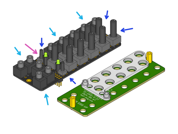 Inspect the Control Board assembly and verify that all of the following statements are true: