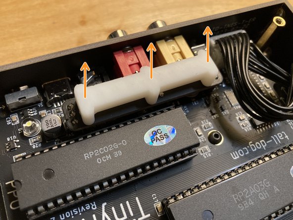 If your TinyNES does not have a jumper board (and the associated white plastic spacer) installed, please skip directly to the next step.