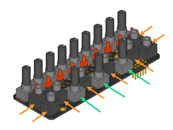Place all of the remaining components onto the Control Board: