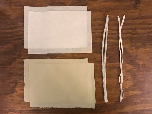 Gather the supplies you need to construct the mask: