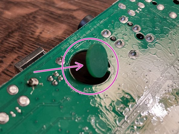 Your main board may or may not have a circular breakaway tab that needs to be removed.