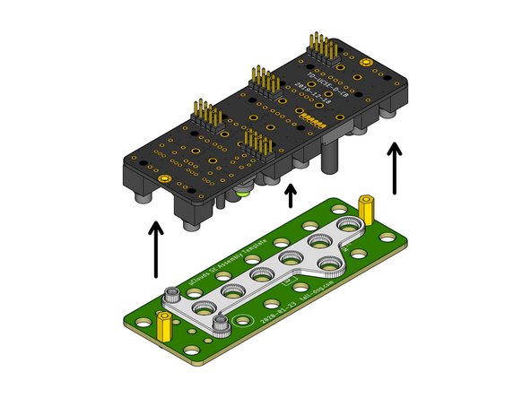 Gently lift the Control Board away from the Assembly Template and the Assembly Spacer. They should both slide off easily without applying much force.