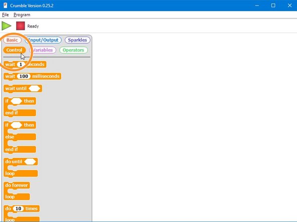 IF blocks are part of a family of blocks called conditionals - you can find them all in the control menu. Have a look through and see if you can guess what some of them do!
