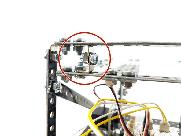 Instead of normal nuts, use the special Nyloc Nuts (with the blue ring) for the hinges - these nuts grip onto the bolt so that they can be left loose (so the hinge can rotate), but won't work their way off of the bolt during battle.