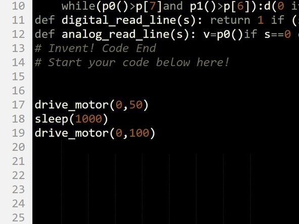 You might be thinking - why bother using a variable to do this? We could have just used the simple program in the picture!