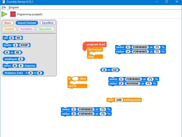 To do this, your program needs to:
