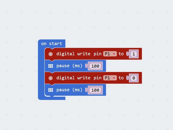 Let's write a program that will send the letter S - this is 3 dots.
