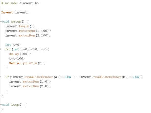 We now need to add a variable that acts as a counter - it will count how many milliseconds of delay have happened.
