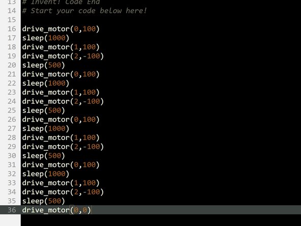It should like something like the example in the picture but your 'delay' times will be different.