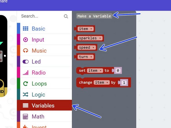 Remember variables? Here's a quick reminder of what we can do with them: