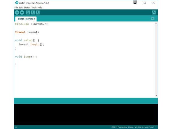 Now we know the plan, start with a blank program. Don't forget the 3 lines we always need! Check the picture of a blank starting program if you can't remember.