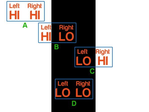We need to write a program using the two sensors that follows the black track.