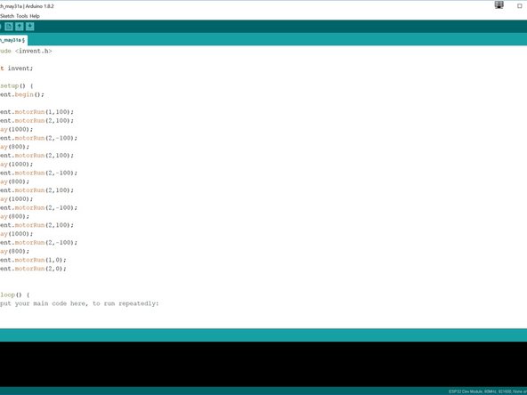 It should like something like the example in the picture but your 'delay' times will be different.