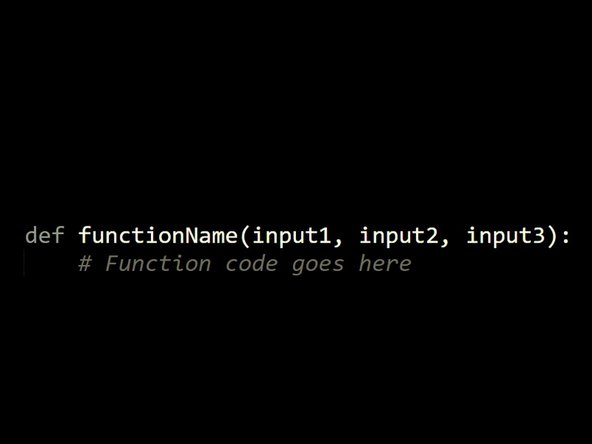 We have been using functions since the start, like sleep(), drive_motor() and so on.