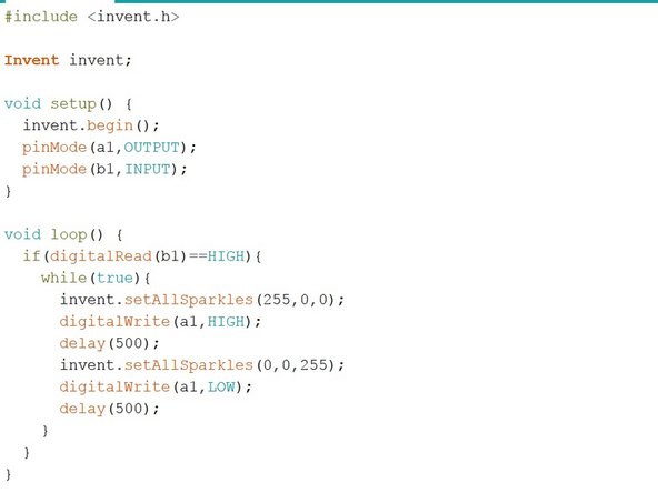 Now we can activate the police robot with the switch, but we can't turn it off again!