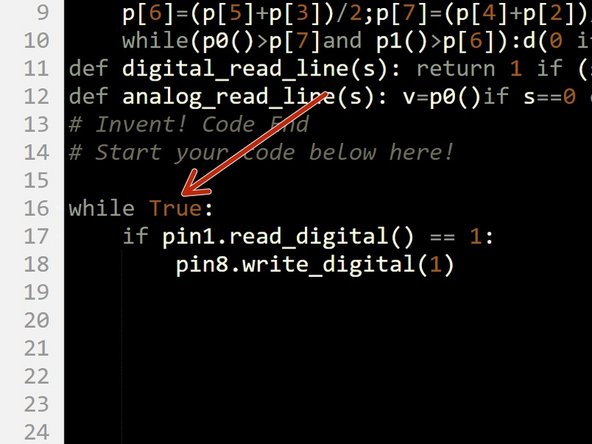 You may have found the LED only turns on if you are holding the switch when the program starts.