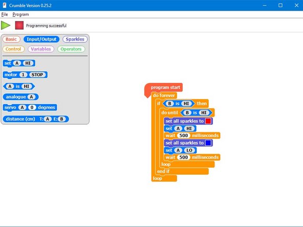 We need to change the do forever loop to another type of loop - the do until loop.
