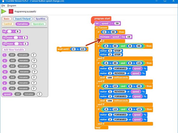 Remember last time we used a switch to change something? We had to add something else so it didn't change too fast!
