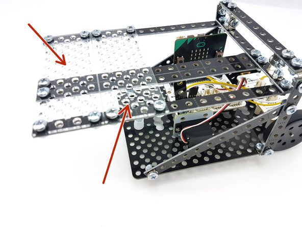 You can use the large plates and some more beams to make a really good flipper - try and keep it as flat as possible so you can drive under other robots easily.