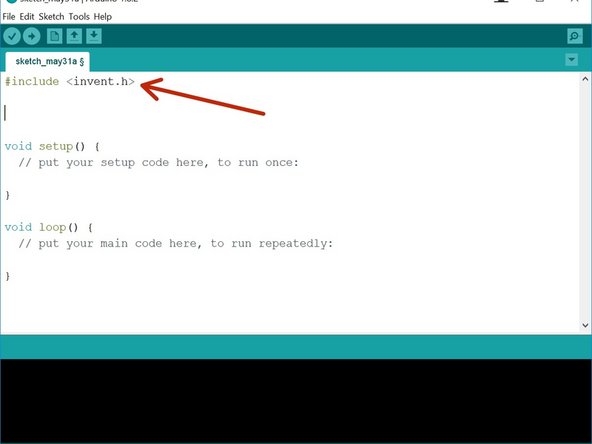 To use the library we installed earlier, we need to include it.