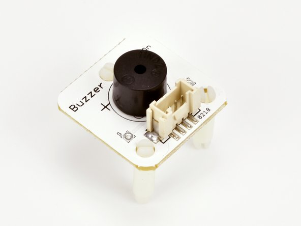 Replace your LED module with the buzzer module like in the picture, so your robot buzzes SOS instead.