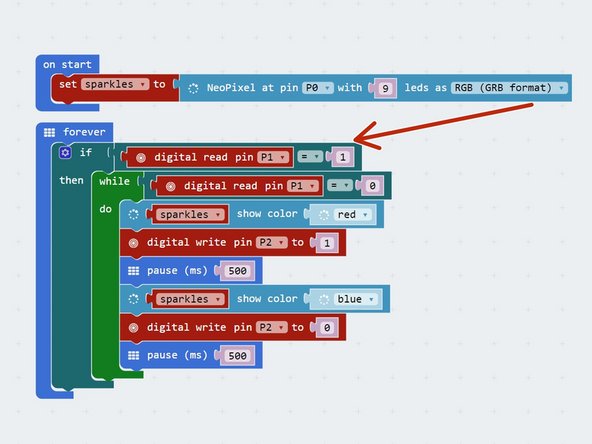 Now we can activate the police robot with the switch, but we can't turn it off again!