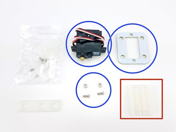 Now you need to build the servo module so we can use it with the construction kit.