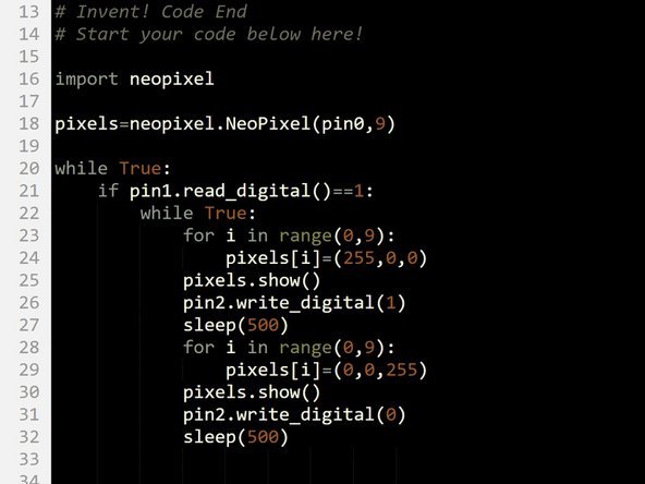 Now we can activate the police robot with the switch, but we can't turn it off again!