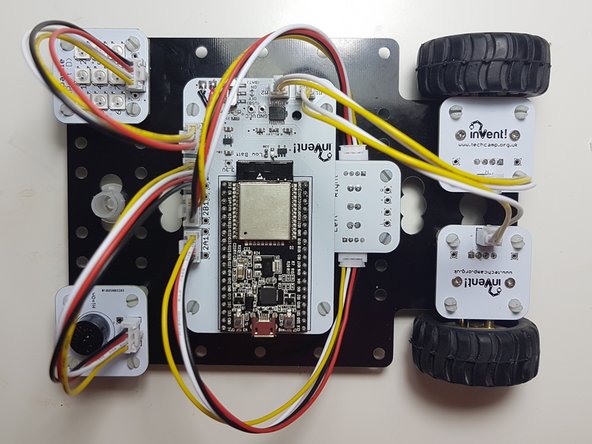 Let's add some more modules to allow our robot to give feedback about the line it is following.