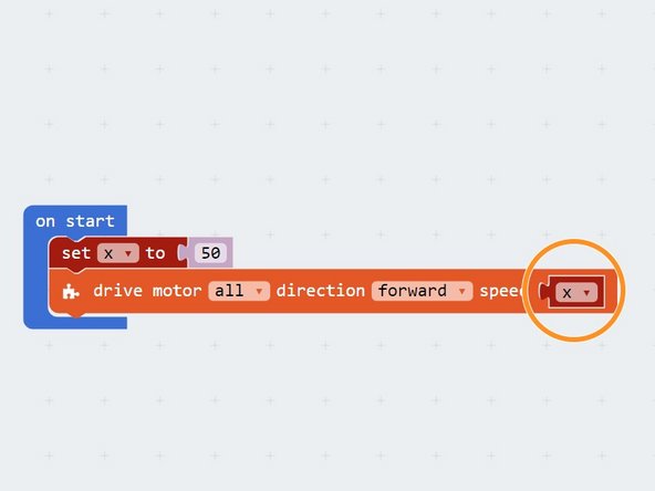 Drag in a motor block and make it set both motors going forwards.