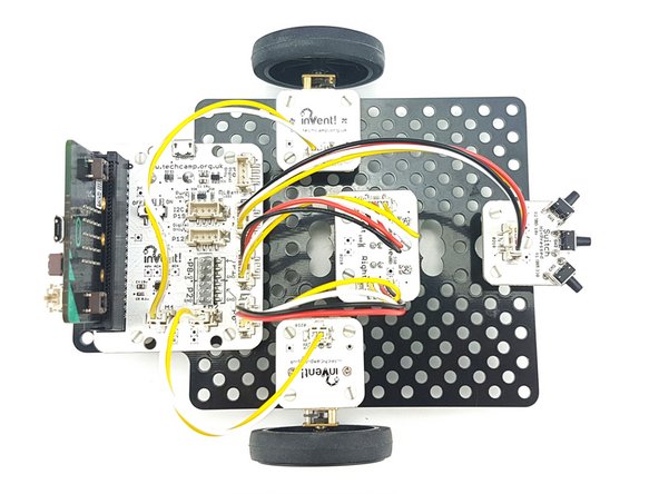 We're going to use a switch module to detect when we hit the obstacle.