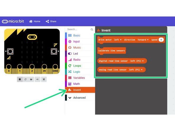 We will use an online editor called Microsoft make:code to write the programs for our robot.