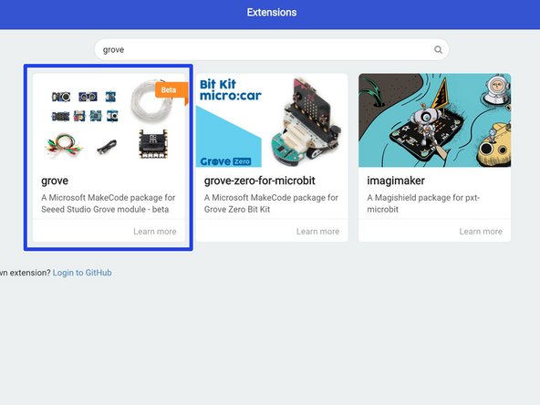 On this page, install: