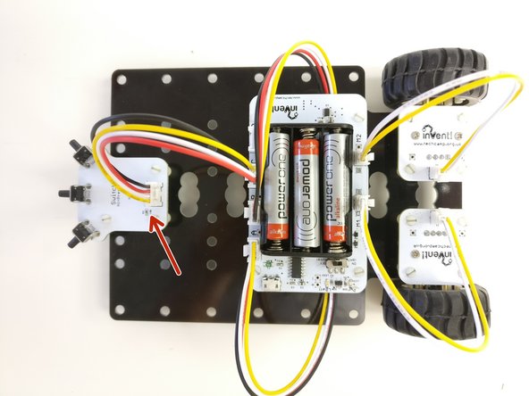 We're going to use a switch module to detect when we hit the obstacle.