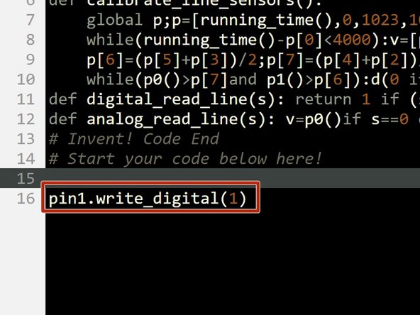 The green and red LEDs are both outputs
