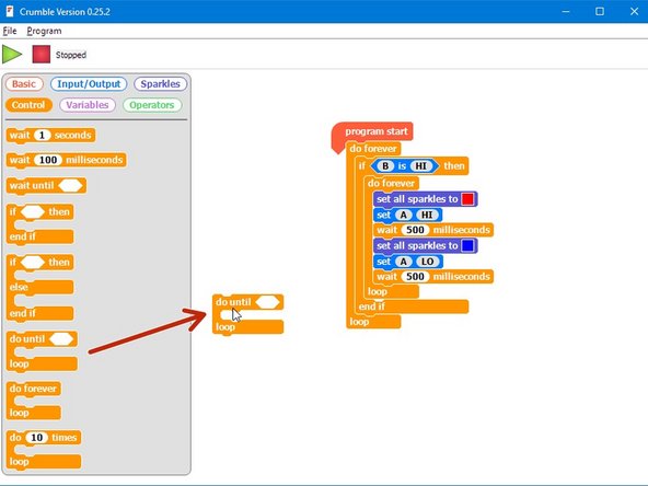 Now we can activate the police robot with the switch, but we can't turn it off again!