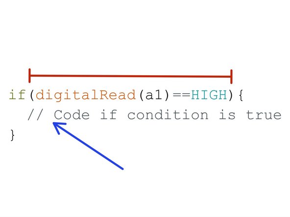 To use an input, the robot needs to know how to make a decision.