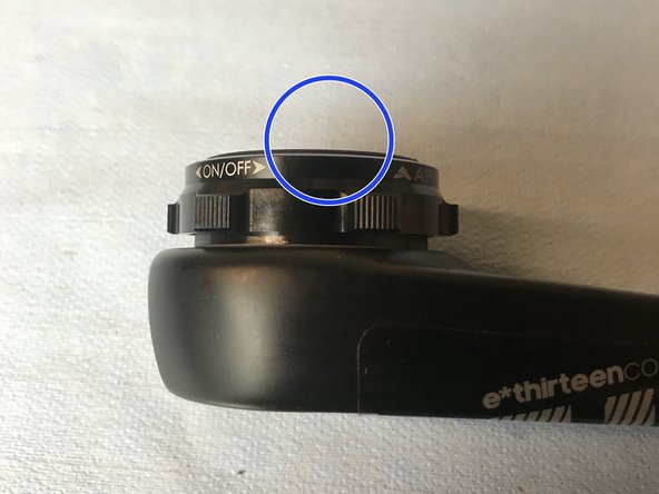 Before installing the arm turn the out ring of the APS adjuster such that the adjuster is in its flattest position