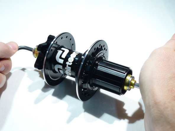 Install the endcap by turning clockwise