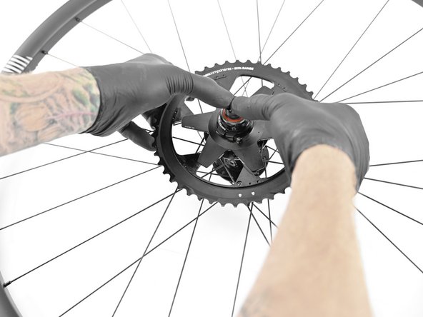 Pull on the alloy carrier to remove from XD freehub.