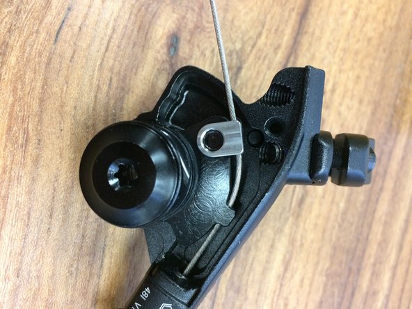 Using cable cutters, trim the cable