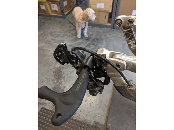 Install the Derailleur using a 5mm hex key