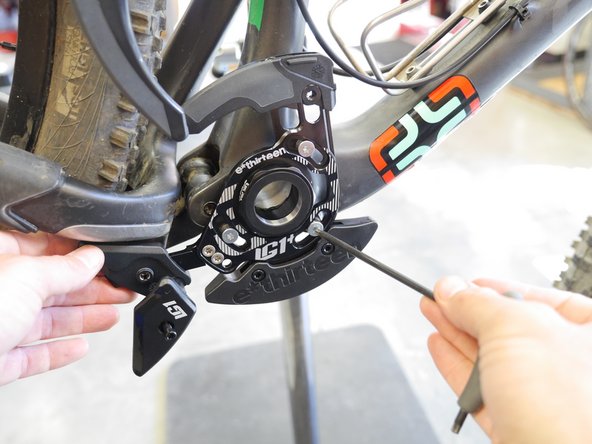 Remove cranks from the bike