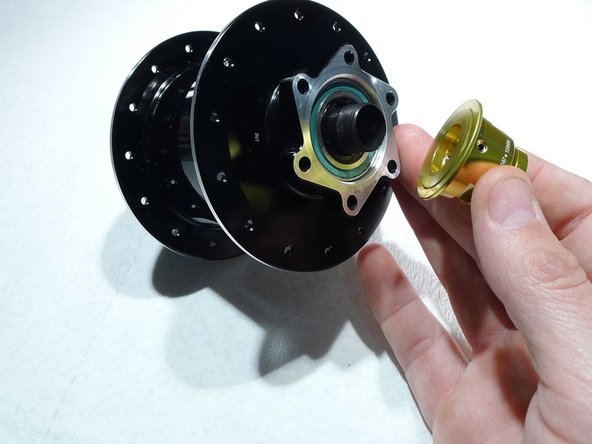 Lightly grease non-drive endcap threads