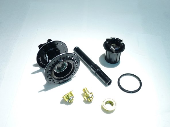 Next, Let's install the axle