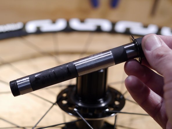Be careful not to dislodge the freehub body
