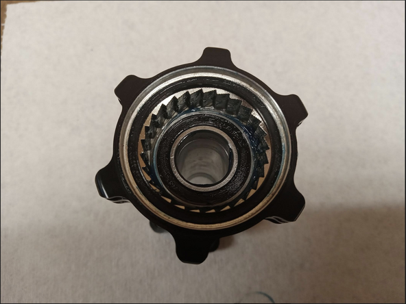 Clean the hubshell and seal thoroughly using a clean shop rag or microfiber cloth. A mild degreaser can be used if needed.